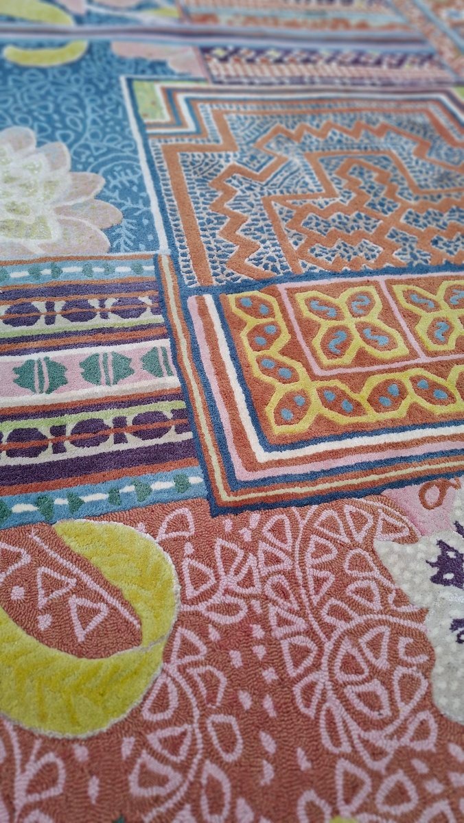 TAPIS CONTEMPORAIN FLORENCE  BOUREL pour TOULEMONDE BOCHART Design-photo-1