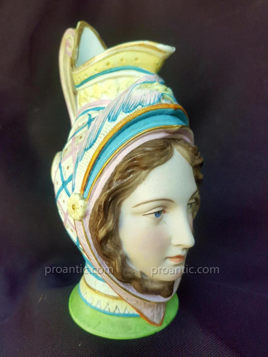 GILLE JEUNE - POT A LAIT BISCUIT EN PORCELAINE DE PARIS 