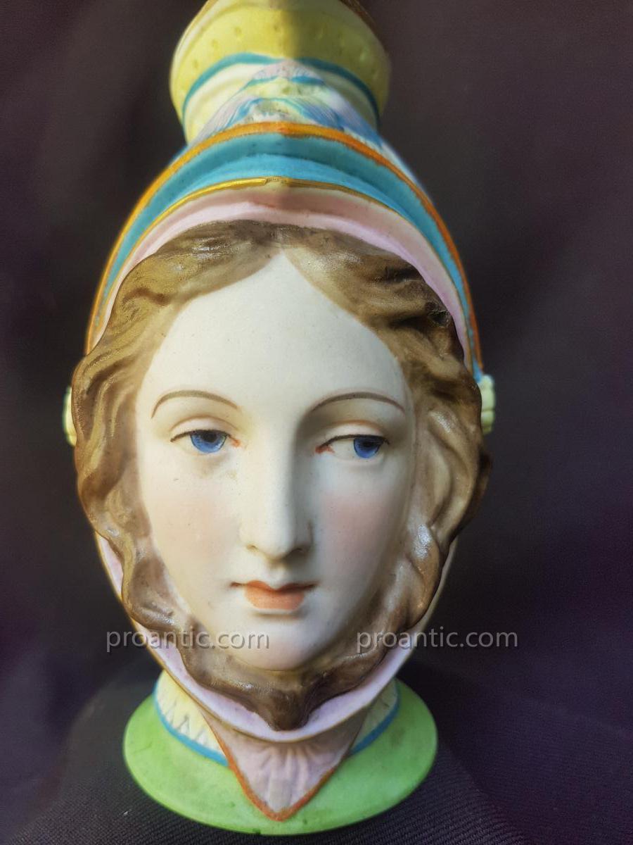 GILLE JEUNE - POT A LAIT BISCUIT EN PORCELAINE DE PARIS -photo-2