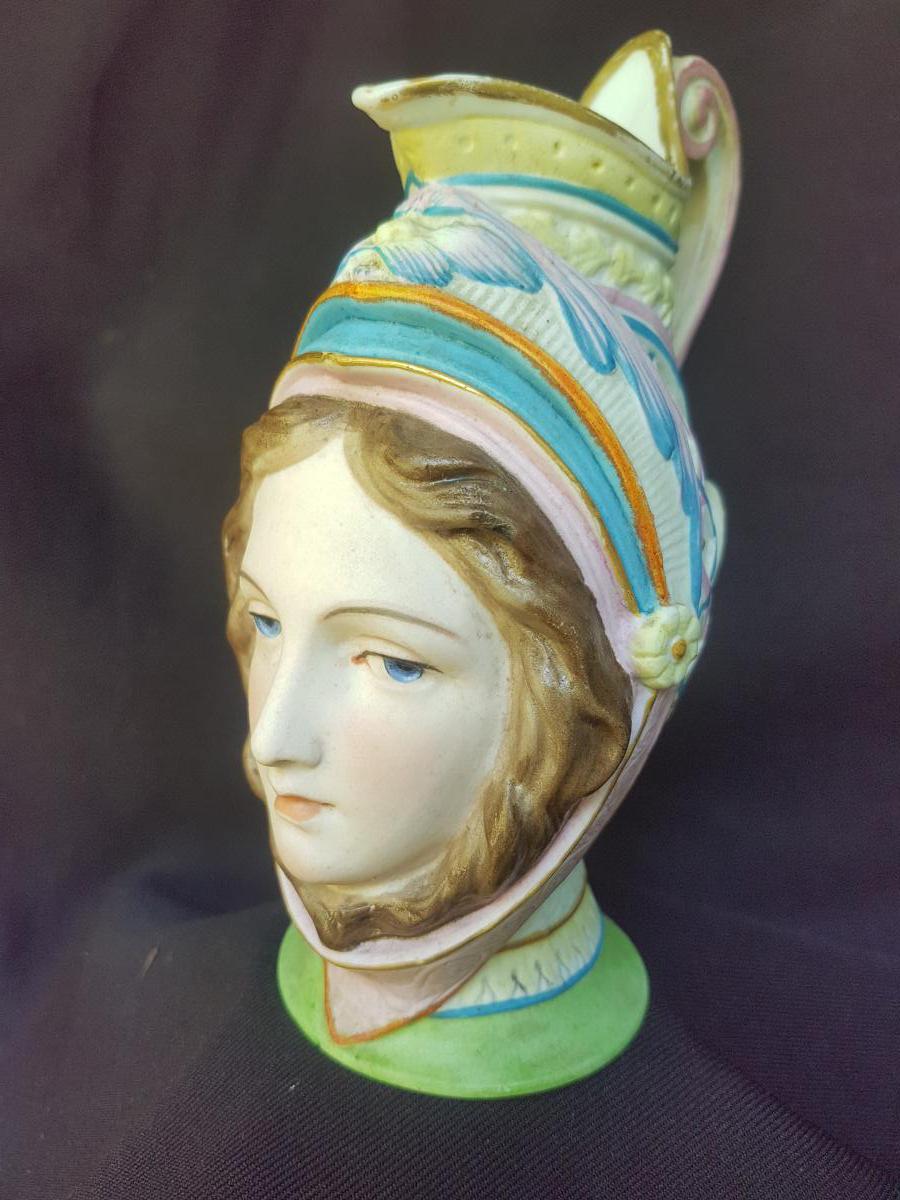 GILLE JEUNE - POT A LAIT BISCUIT EN PORCELAINE DE PARIS -photo-3