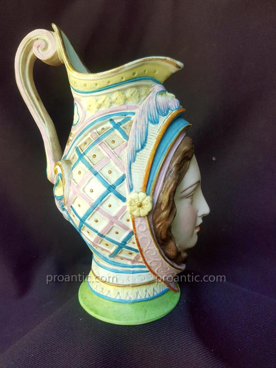 GILLE JEUNE - POT A LAIT BISCUIT EN PORCELAINE DE PARIS -photo-4