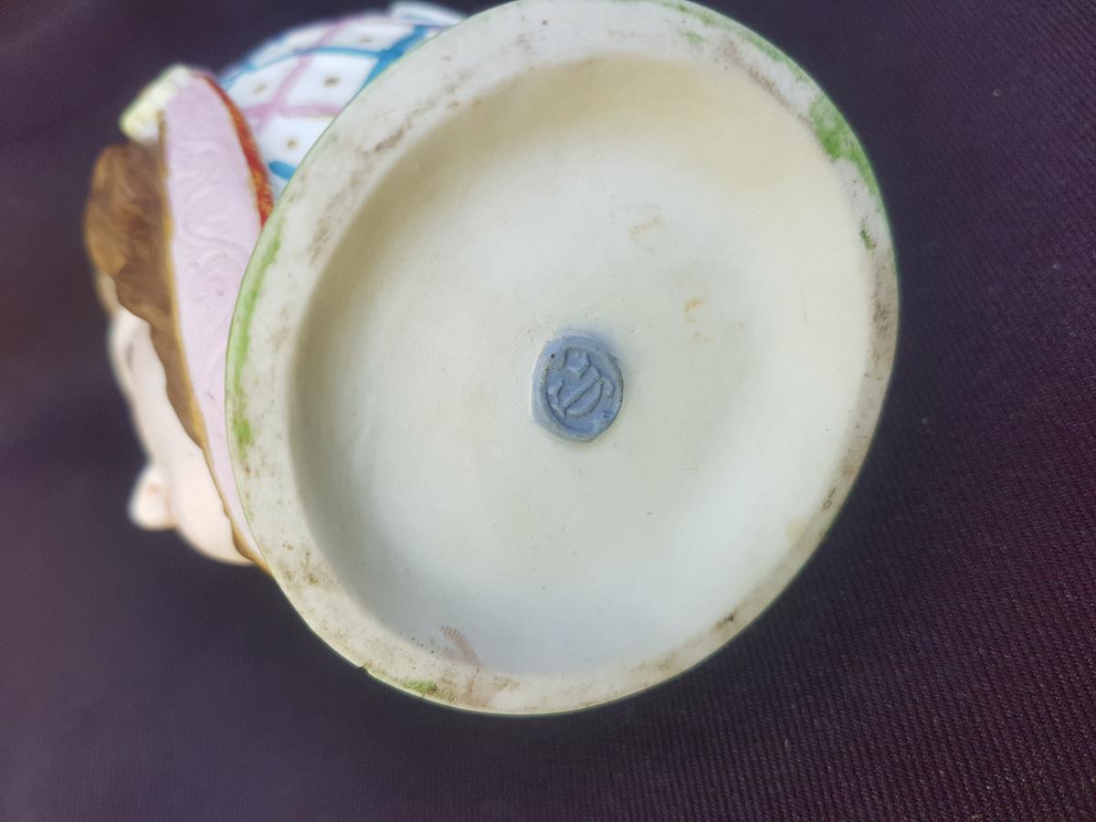 GILLE JEUNE - POT A LAIT BISCUIT EN PORCELAINE DE PARIS -photo-6
