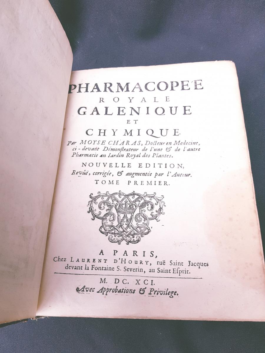 Charas PharmacopÉe ​​royale 1691 XVIIth Complete-photo-3