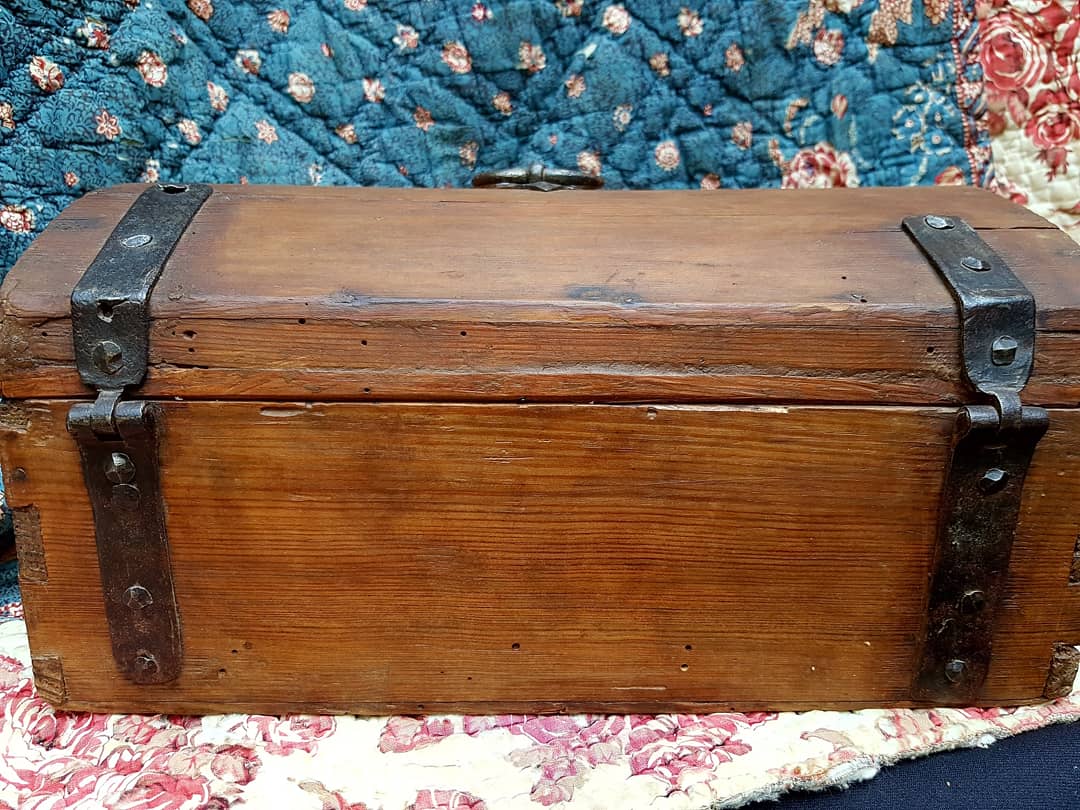 COFFRE COFFRET BOIS EPOQUE XVIIIe ECRIN BOITE-photo-1
