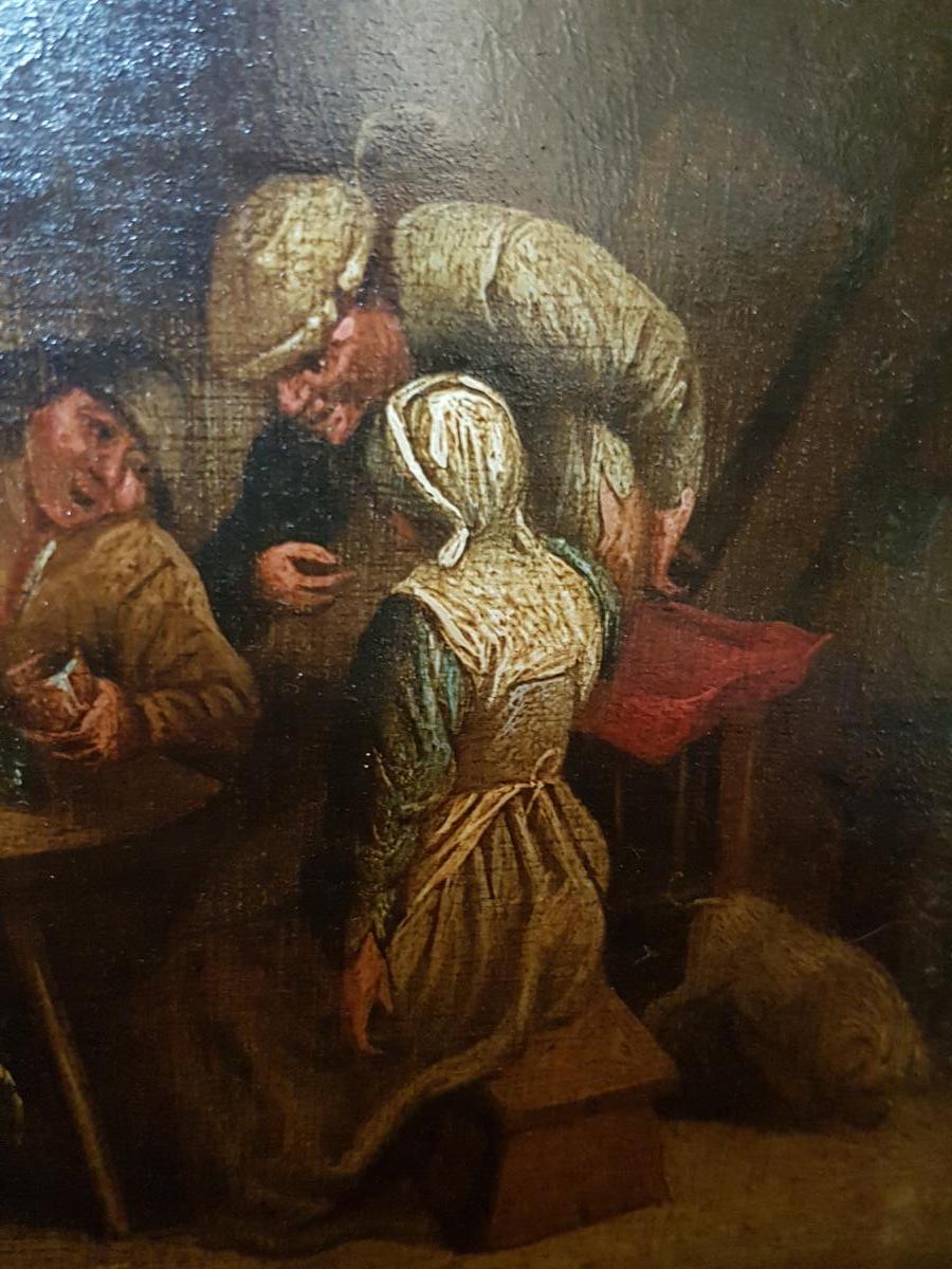 Church Of Scenes Of Taverne 19th School Hollansaise-photo-2