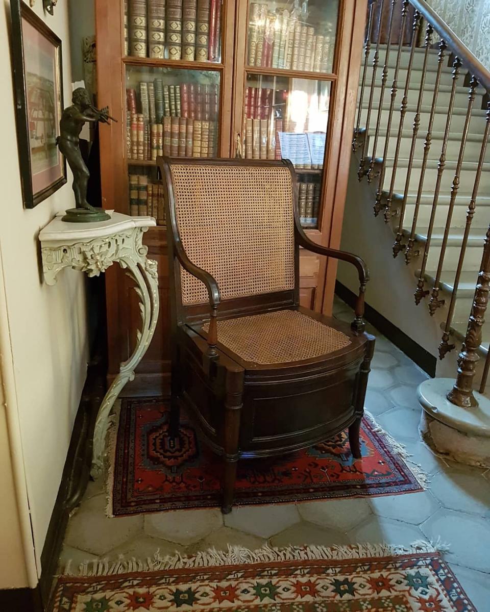 Large Armchair Perce Perfect Chair Aisance Louis XVI-photo-6