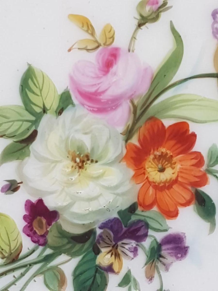 L'ESCALIER DE CRISTAL LAHOCHE SERVICE ASSIETTES PORCELAINE E-photo-3
