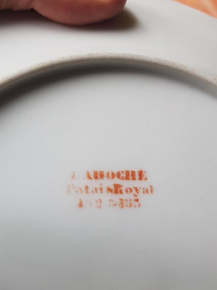 L'ESCALIER DE CRISTAL LAHOCHE SERVICE ASSIETTES PORCELAINE E-photo-6