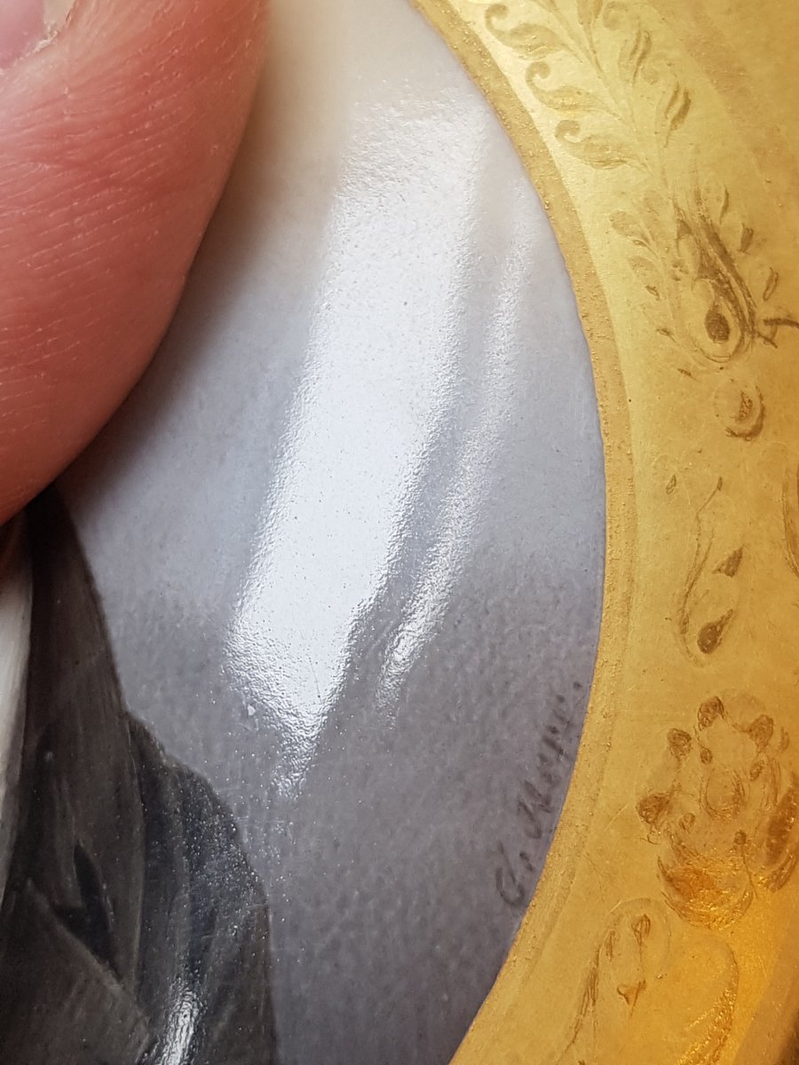 PORCELAINE DE VIENNE - KLAUDIUS HERR 1824 GRANDE TASSE BIEDERMEIER-photo-4