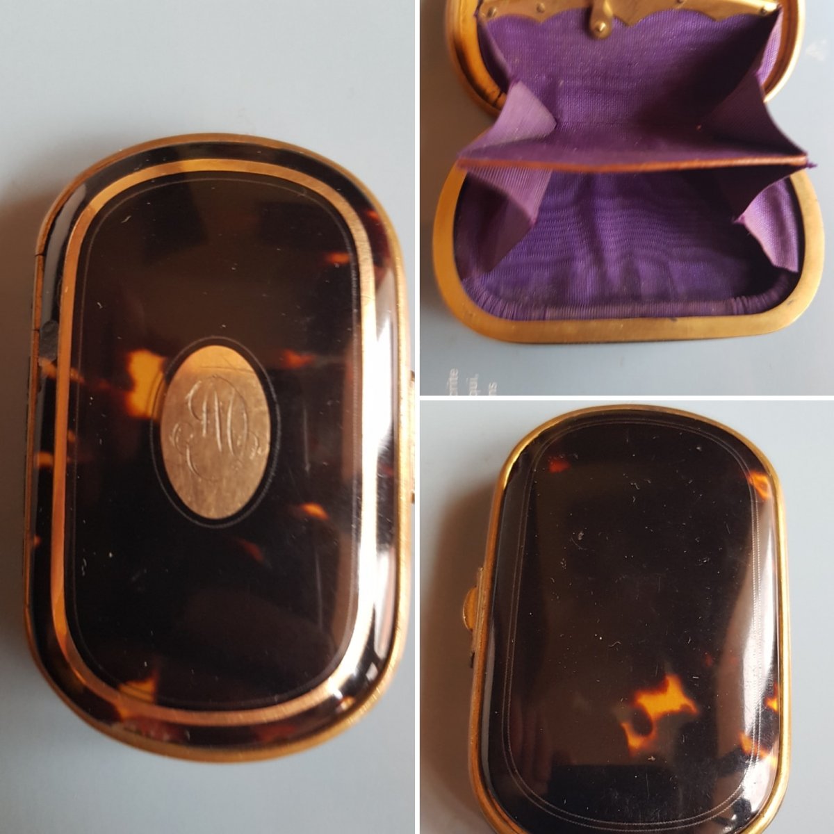 Napoleon III Scale And Gold Coin Purse