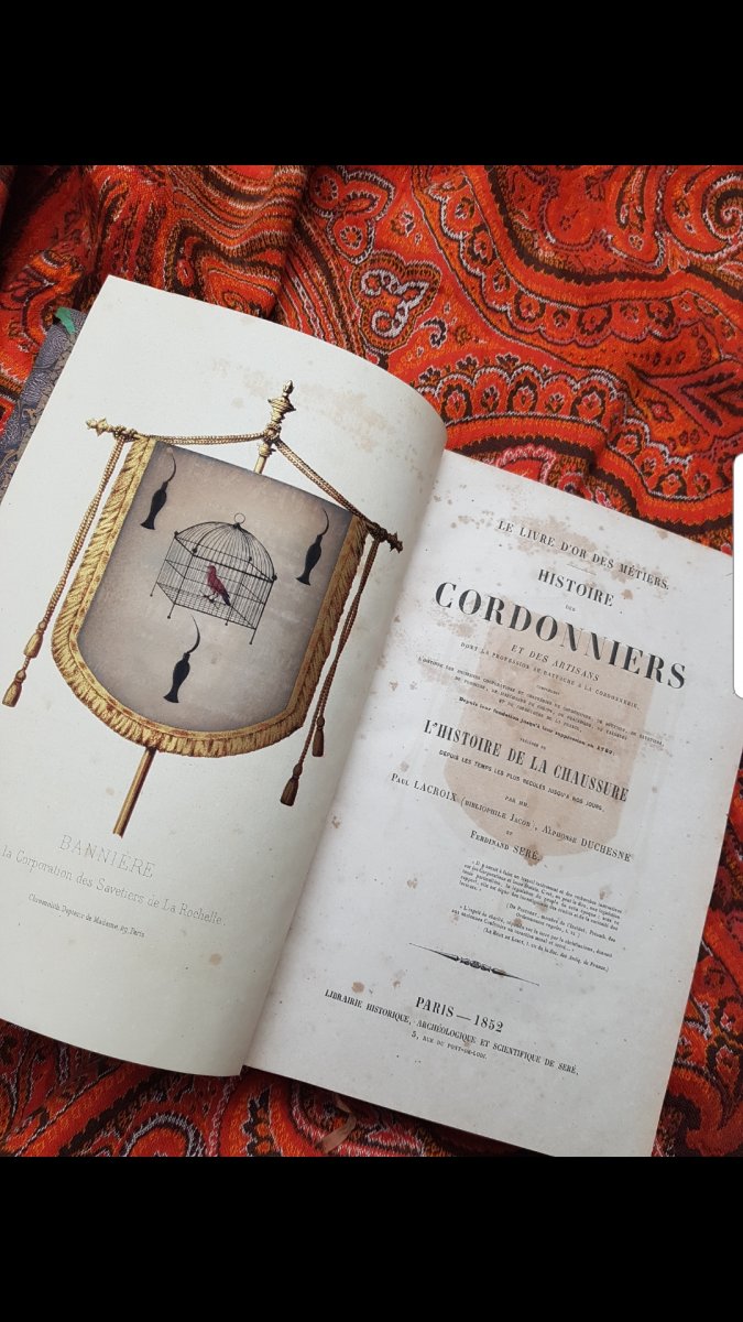 History Of The Chaussure Des Cordonniers 1852 Book Fashion Napoleon III-photo-5