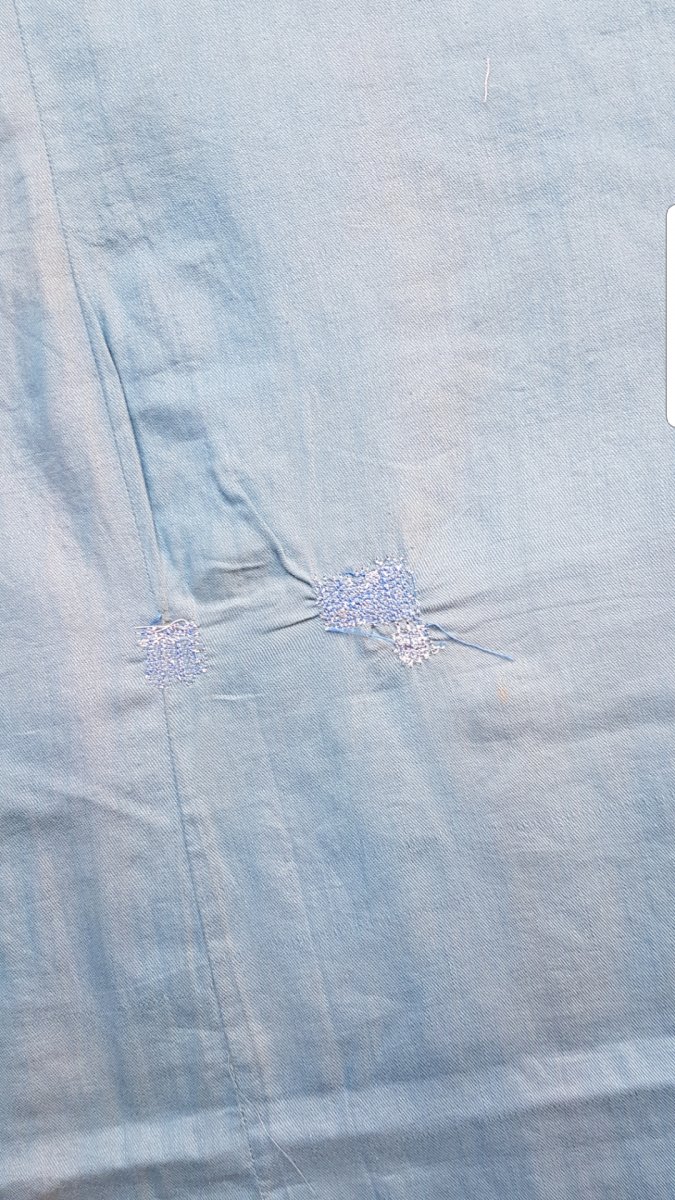 TENTURE RIDEAUX STYLE LOUIS XVI NAPOLÉON III 298 X 265 GRISAILLE TEXTILES ANCIENS XIXe-photo-2
