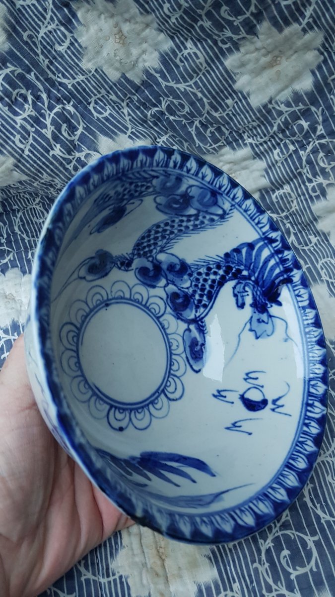 Medium Bowl Blue Of HuÉ China XIX-photo-2