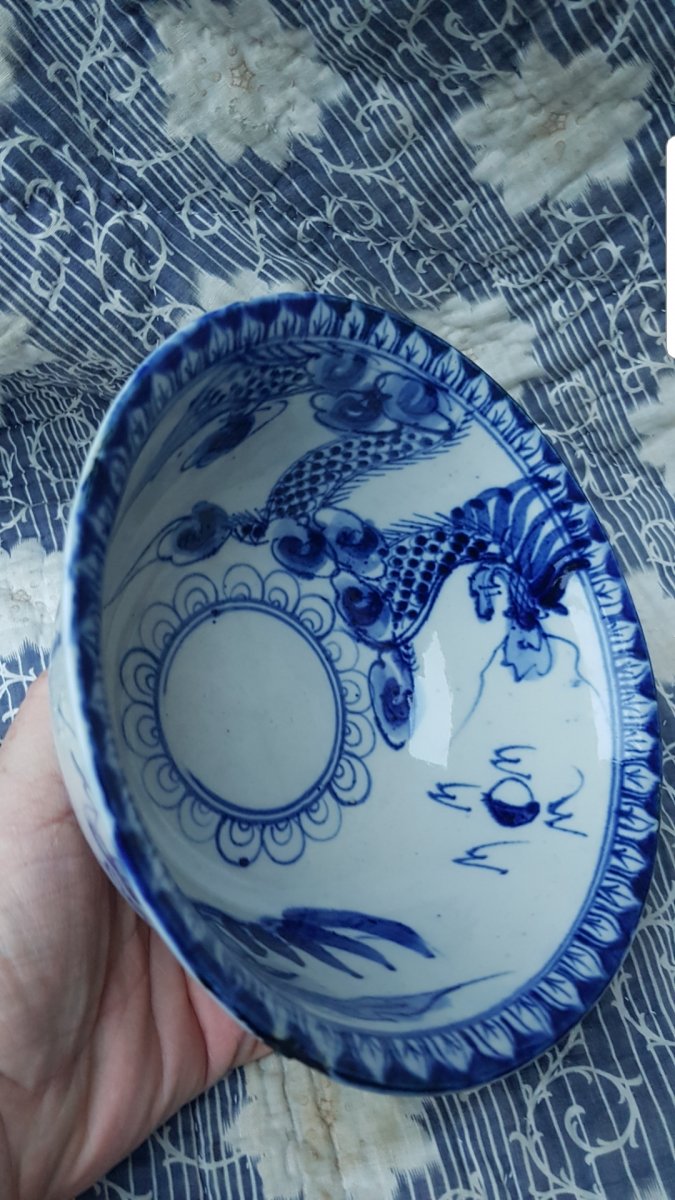 Medium Bowl Blue Of HuÉ China XIX-photo-7