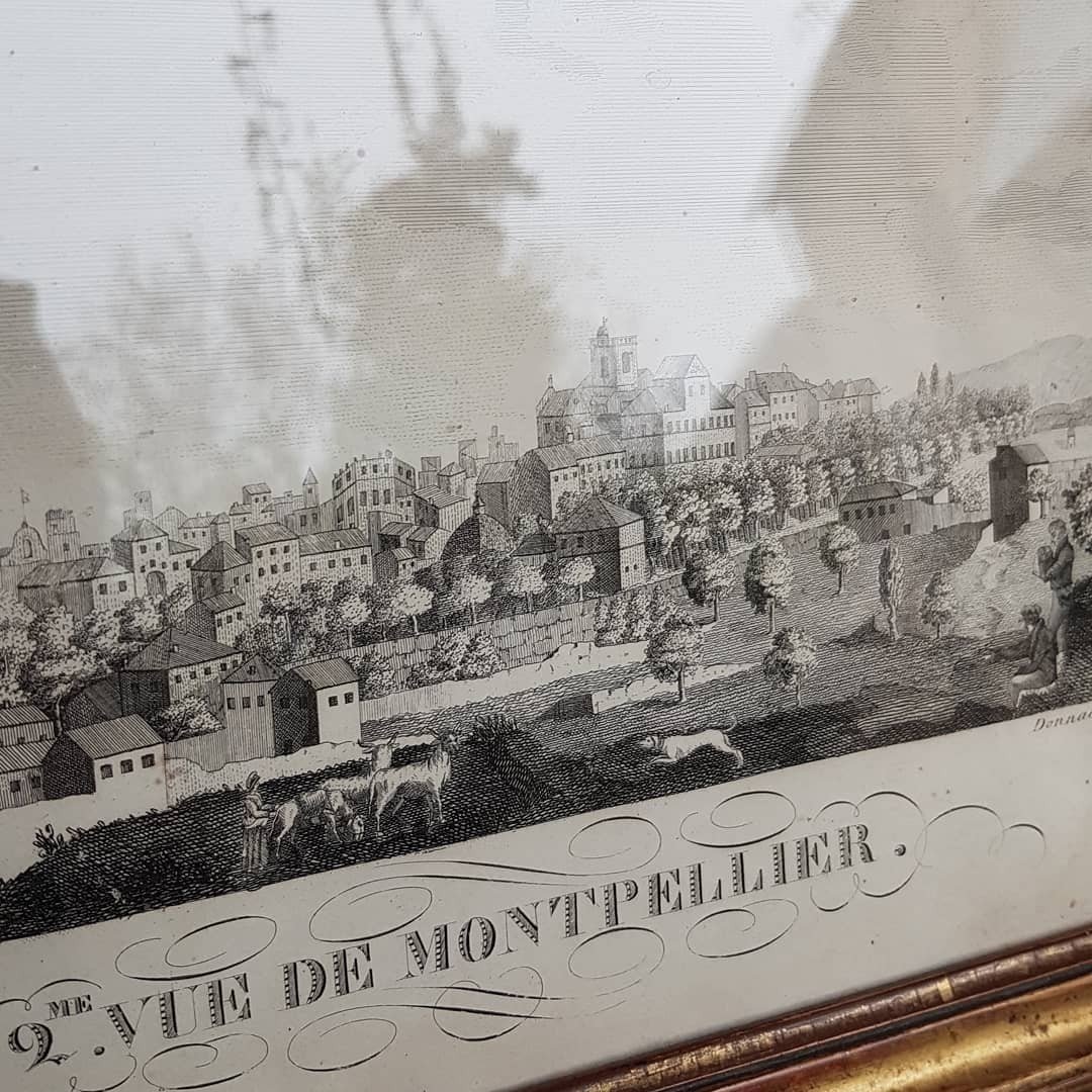 MONTPELLIER GRAVURE DÉBUT XIXe MIDI LANGUEDOC -photo-4