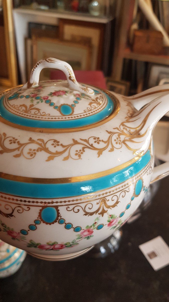 Escalier De Cristal Paris - Minton Tea Set Circa 1840 Lahoche-photo-2