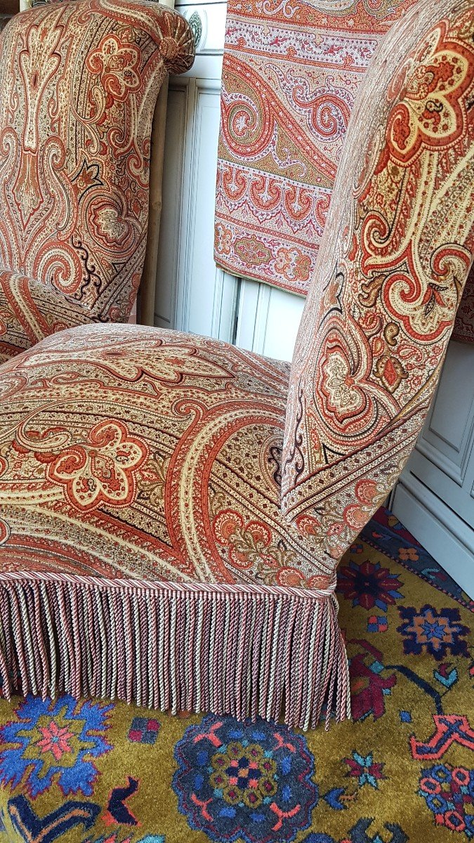 Living Room Sofa Seats Napoleon III BergÈres Period-photo-4