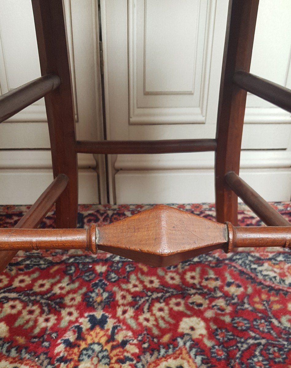 PAIRE DE CHAISES  PAILLÉES  DIRECTOIRE FIN XVIIIe ou TOUT DEBUT XIXe-photo-6