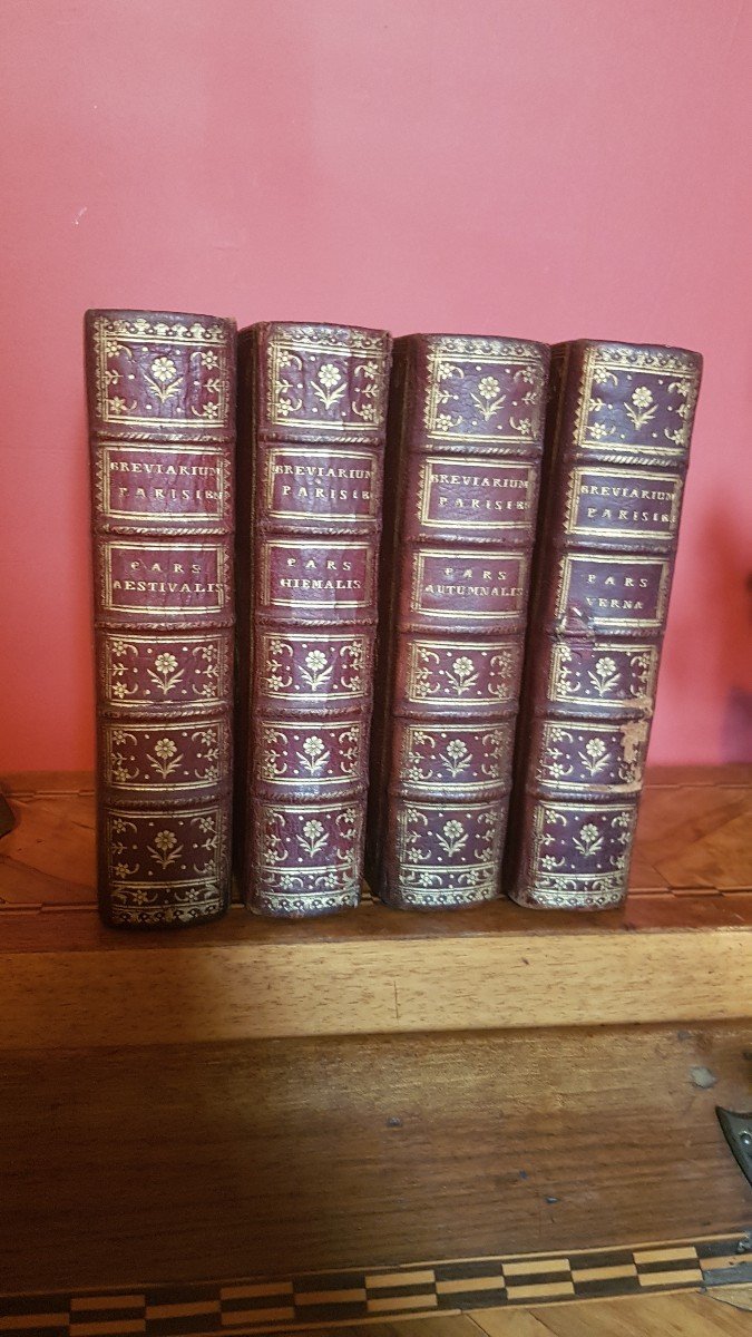 Parisian BrÉviaire Book To Arms Polignac Ducal Arms XVIIIth-photo-2