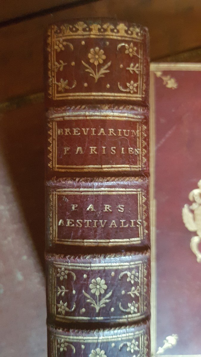 Parisian BrÉviaire Book To Arms Polignac Ducal Arms XVIIIth-photo-4
