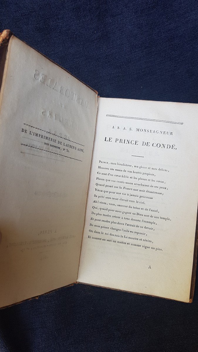 RELIURE AUX ARMES PRINCE DE CONDÉ - PASTORALES ET ELEGIES ROYALISME  LIVRE ARMOIRIES-photo-2