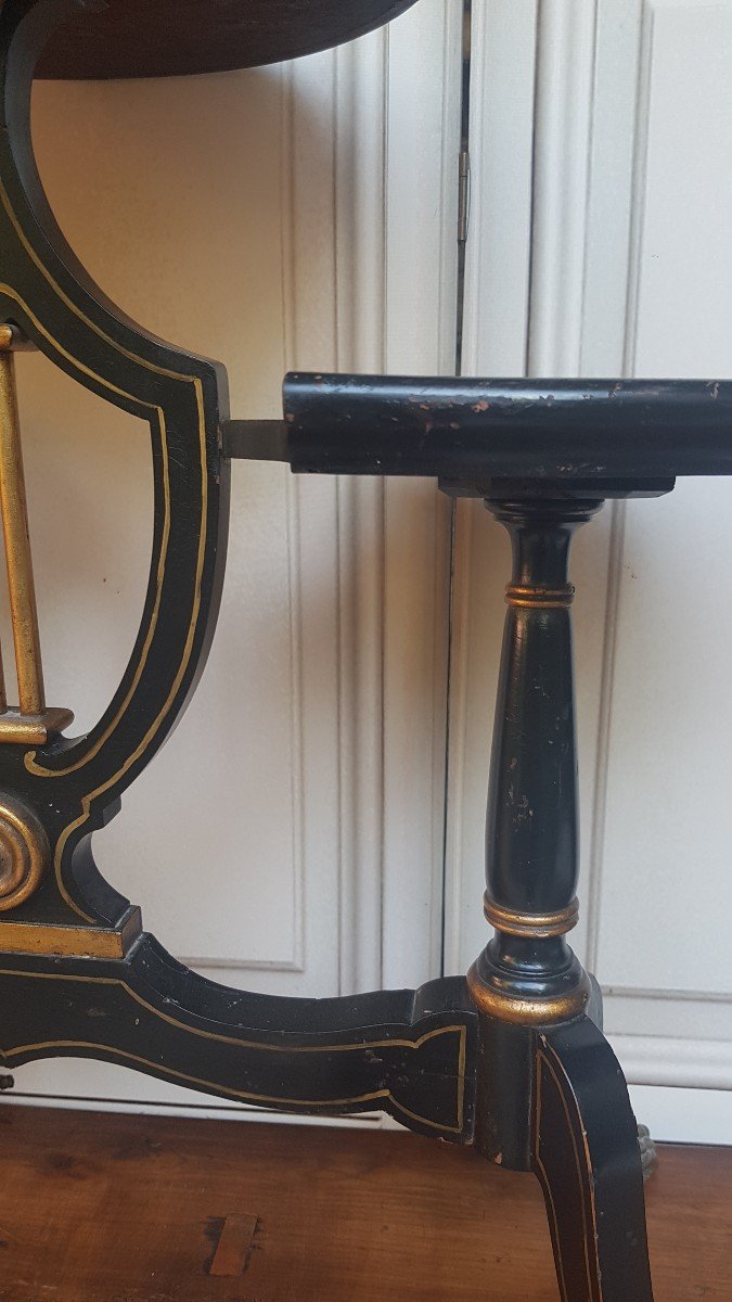 Tea Table End Of Side Sofa Gueridon Small Table Napoleon III XIXth-photo-3