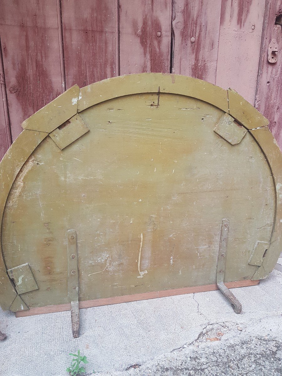 Painted Wooden Bed Sky XVIIIth XIX Louis XVI Directory-photo-3