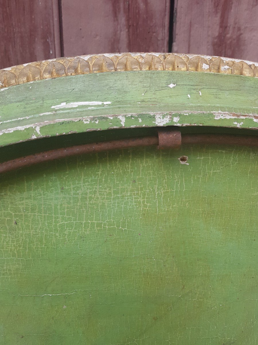 Painted Wooden Bed Sky XVIIIth XIX Louis XVI Directory-photo-4