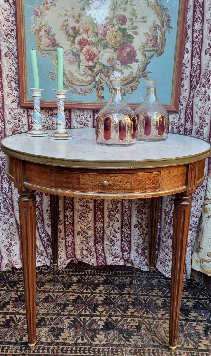 Louis XVI Style Bouillotte Table-photo-2