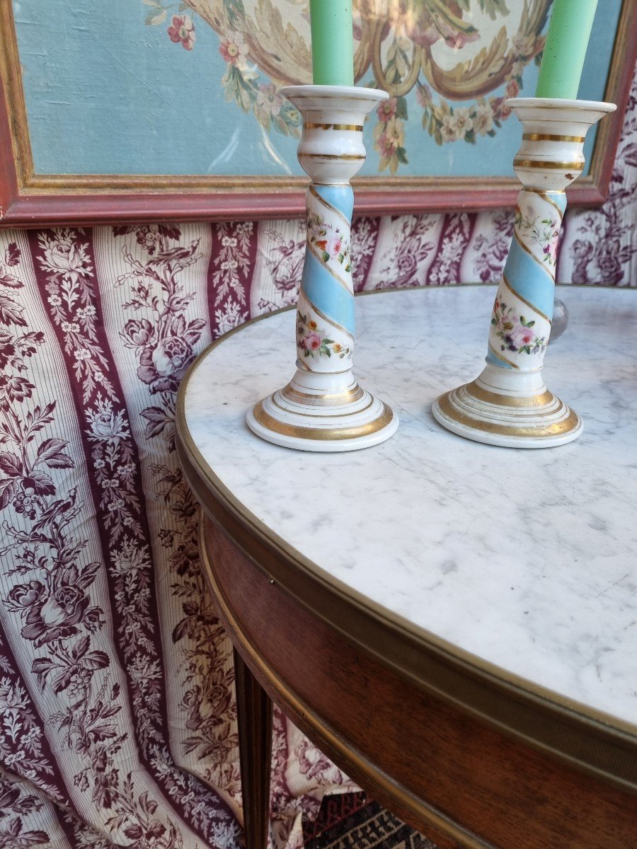Louis XVI Style Bouillotte Table-photo-3