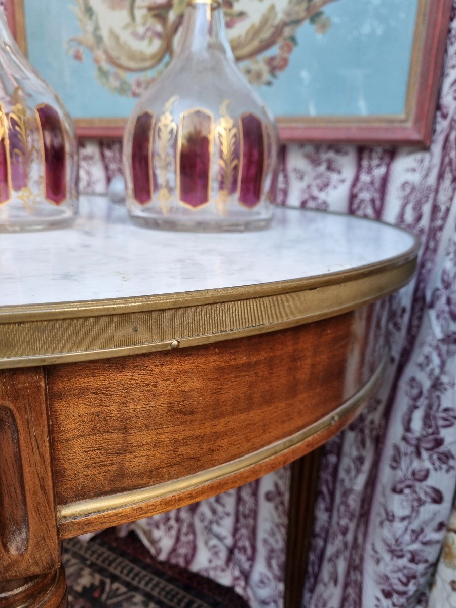 Louis XVI Style Bouillotte Table-photo-5
