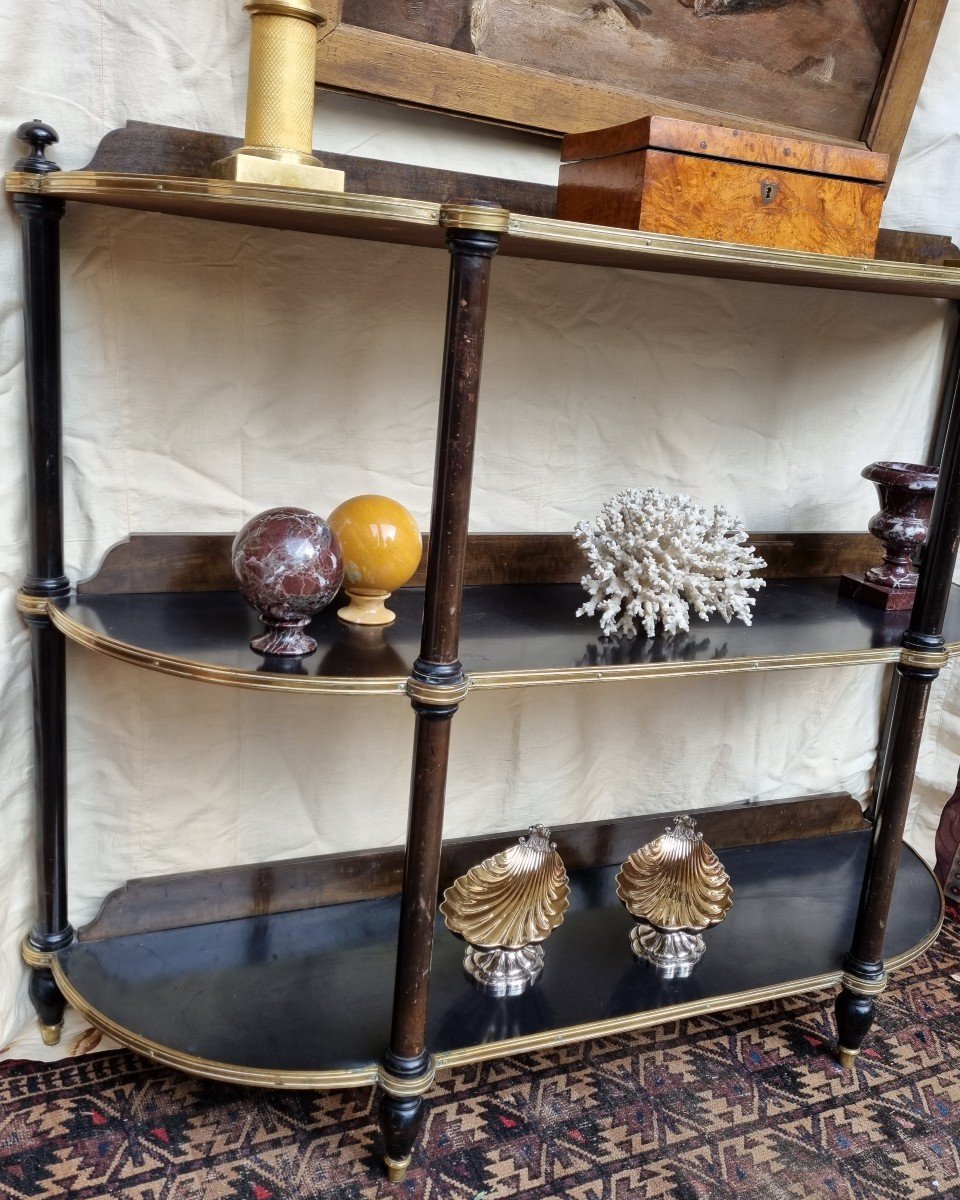 NAPOLEON III CONSOLE DESSERTE ÉTAGÈRES ÉTAGÈRE FIN XIXe NÉO-CLASSIQUE FIN XIXe -photo-3