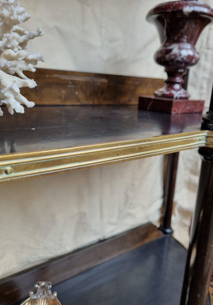 NAPOLEON III CONSOLE DESSERTE ÉTAGÈRES ÉTAGÈRE FIN XIXe NÉO-CLASSIQUE FIN XIXe -photo-1