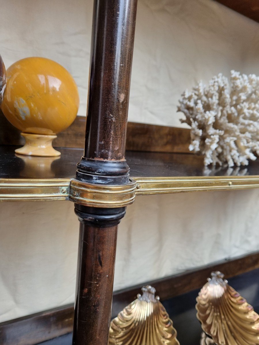 NAPOLEON III CONSOLE DESSERTE ÉTAGÈRES ÉTAGÈRE FIN XIXe NÉO-CLASSIQUE FIN XIXe -photo-7