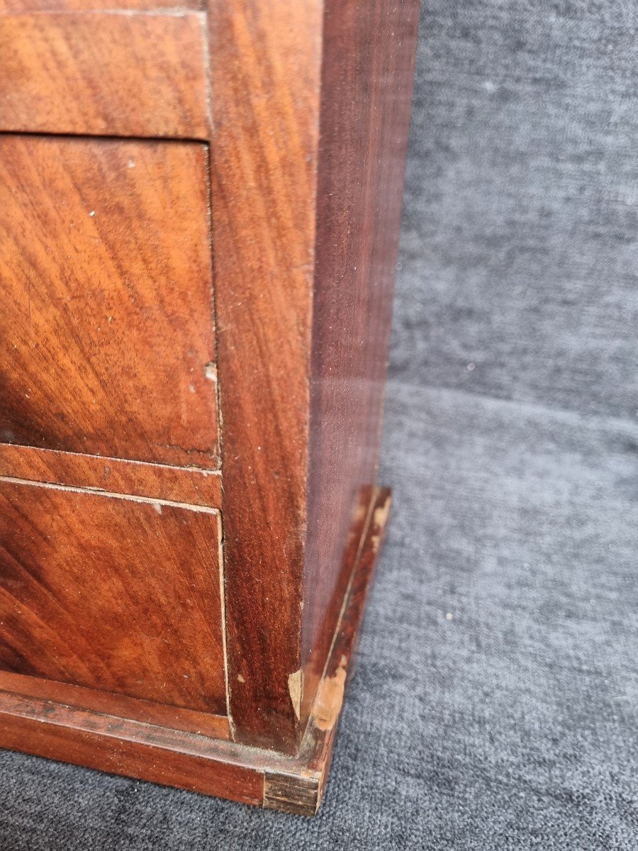 Secretary Furniture Of Master Or Doll Empire Restoration Mahogany XIXth-photo-4