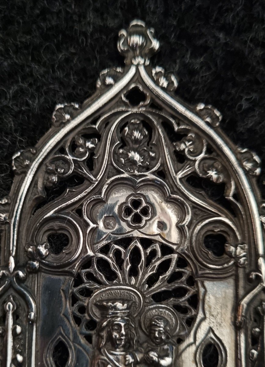 Contier In Sterling Silver Poincon Minerve Period Nineteenth-photo-2