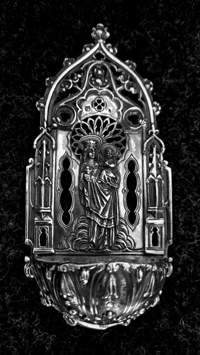 Contier In Sterling Silver Poincon Minerve Period Nineteenth
