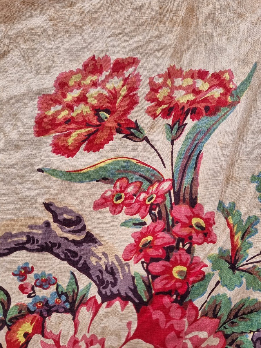 MEZZARO VOILE DE GENES 1850 ALLE VACCHETTE ARBRE DE VIE SPEICH-photo-2