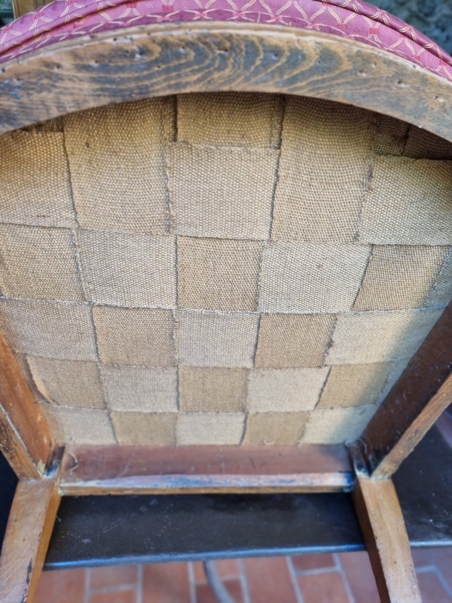 Bergère époque Directoire Consulat Empire Bois  Naturel  -photo-3
