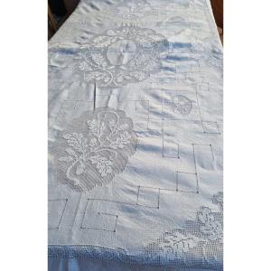 Linen Thread Tablecloth Circa 1900/1920 Embroidery