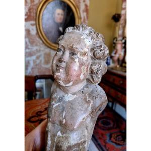 18th Century Wooden Putto Putti