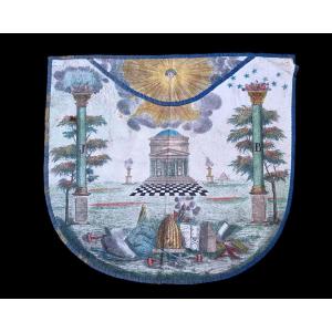 Freemason Apron Freemasonry 18th / 19th Skin