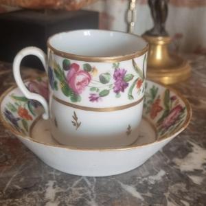 TASSE LITRON PORCELAINE DE PARIS ÉPOQUE XVIIIe LOUIS XVI