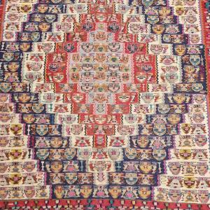 Kilim Senneh Iran Persian Carpet 128 X150