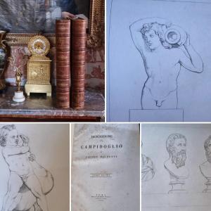 Pietro Righetti Descripzione Del Campidoglio 1833 / 1836 Book Grand Tour Engravings