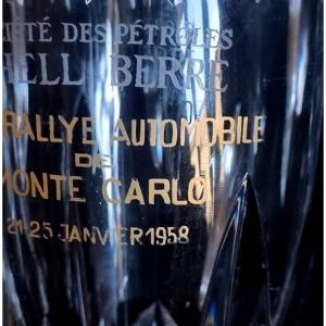 Vase Cristal Baccarat Monte Carlo Rallye Automobile 