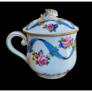 Juice Pot In The Taste Of Sèvres Louis XVI Style Cream Porcelain 
