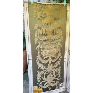 Louis XVI Silk Lampas Panel Tassinari Armchair Wallpaper?