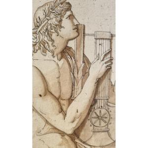 DESSIN.ORPHEE EPOQUE XIXE