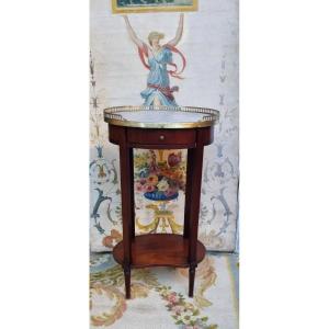 PETITE TABLE DE SALON SERVANTE BOIUT DE CANAPÉ STYLE LOUIS XVI ÉPOQUE FIN XIXe